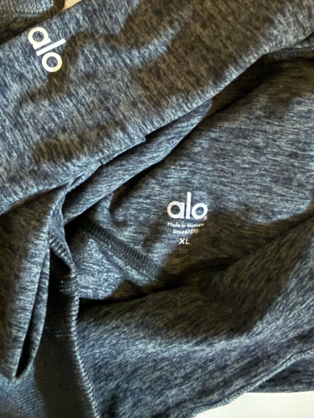 ALO Yoga Women's Gray High-Waist Seamless Leggings - Picture 2 of 6